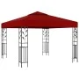 Cenador color vino tinto 3x3 m de vidaXL, Carpas y cenadores - Ref: Foro24-47947, Precio: 223,29 €, Descuento: %