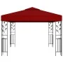 Cenador color vino tinto 3x3 m de vidaXL, Carpas y cenadores - Ref: Foro24-47947, Precio: 223,29 €, Descuento: %
