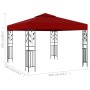 Cenador color vino tinto 3x3 m de vidaXL, Carpas y cenadores - Ref: Foro24-47947, Precio: 230,06 €, Descuento: %