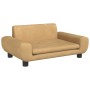 Cama para perros de terciopelo marrón 70x45x33 cm de vidaXL, Camas para perros - Ref: Foro24-171993, Precio: 81,51 €, Descuen...