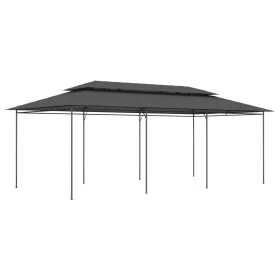 Cenador gris antracita 600x298x270 cm de vidaXL, Carpas y cenadores - Ref: Foro24-47965, Precio: 228,85 €, Descuento: %