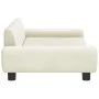 Cama para perros de terciopelo crema 100x54x33 cm de vidaXL, Camas para perros - Ref: Foro24-171987, Precio: 103,90 €, Descue...