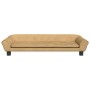 Cama para perros de terciopelo marrón 100x50x21 cm de vidaXL, Camas para perros - Ref: Foro24-172010, Precio: 105,58 €, Descu...
