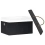 Cajas de almacenamiento de bambú 4 unidades negro de vidaXL, Cestas para almacenaje - Ref: Foro24-320769, Precio: 45,36 €, De...