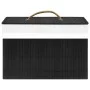 Cajas de almacenamiento de bambú 4 unidades negro de vidaXL, Cestas para almacenaje - Ref: Foro24-320769, Precio: 45,36 €, De...