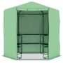 Invernadero con estantes acero 227x223 cm de vidaXL, Invernaderos - Ref: Foro24-48166, Precio: 159,65 €, Descuento: %