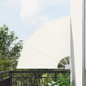 Pantalla de Privacidad para Balcón Crema 115 x 115 cm Poliéster en Sombrillas | Comprar online en Foru.es