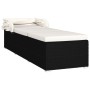 Tumbona con capota y cojín ratán sintético crema de vidaXL, Tumbonas - Ref: Foro24-46246, Precio: 168,32 €, Descuento: %