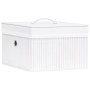 Cajas de almacenamiento de bambú 4 unidades blanco de vidaXL, Cestas para almacenaje - Ref: Foro24-320766, Precio: 52,78 €, D...