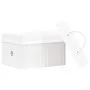 Cajas de almacenamiento de bambú 4 unidades blanco de vidaXL, Cestas para almacenaje - Ref: Foro24-320766, Precio: 51,65 €, D...