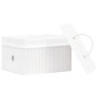 Cajas de almacenamiento de bambú 4 unidades blanco de vidaXL, Cestas para almacenaje - Ref: Foro24-320766, Precio: 52,78 €, D...