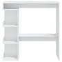 White plywood bar table with storage shelf 100x50x101.5cm by vidaXL, Kitchen and dining tables - Ref: Foro24-809449, Price: 9...