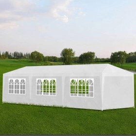 Carpa para fiestas blanco 3x9 m de vidaXL, Carpas y cenadores - Ref: Foro24-90338, Precio: 181,09 €, Descuento: %