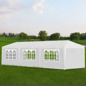 Carpa para fiestas blanco 3x9 m de vidaXL, Carpas y cenadores - Ref: Foro24-90338, Precio: 148,07 €, Descuento: %