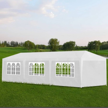 Carpa para fiestas blanco 3x9 m de vidaXL, Carpas y cenadores - Ref: Foro24-90338, Precio: 181,09 €, Descuento: %