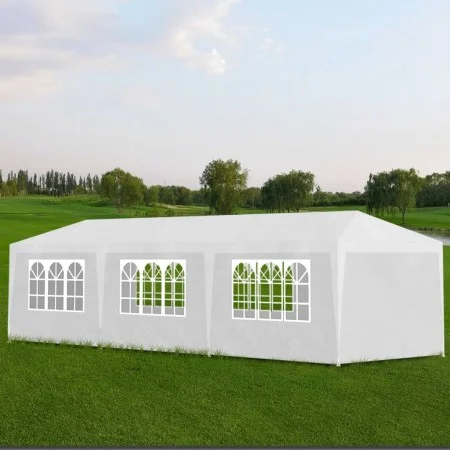 Carpa para fiestas blanco 3x9 m de vidaXL, Carpas y cenadores - Ref: Foro24-90338, Precio: 148,07 €, Descuento: %