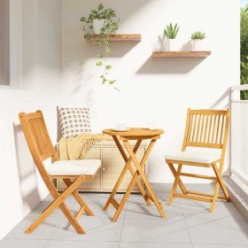 Silla Plegable con cojín 2 pcs Blanco 49 x 57.5 x 92cm en Sillas de jardín | Comprar online en Foru.es