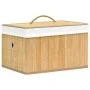 Cajas de almacenamiento de bambú 4 unidades de vidaXL, Cestas para almacenaje - Ref: Foro24-320765, Precio: 46,88 €, Descuent...