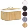 Cajas de almacenamiento de bambú 4 unidades de vidaXL, Cestas para almacenaje - Ref: Foro24-320765, Precio: 46,88 €, Descuent...