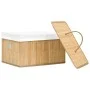 Cajas de almacenamiento de bambú 4 unidades de vidaXL, Cestas para almacenaje - Ref: Foro24-320765, Precio: 46,88 €, Descuent...