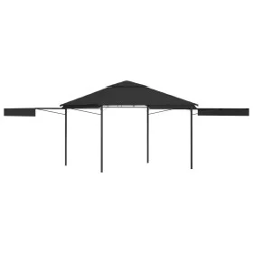 Cenador con tejado doble extensible antracita 3x3x2,75m 180g/m² de vidaXL, Carpas y cenadores - Ref: Foro24-48004, Precio: 24...