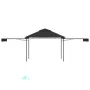 Cenador con tejado doble extensible antracita 3x3x2,75m 180g/m² de vidaXL, Carpas y cenadores - Ref: Foro24-48004, Precio: 24...