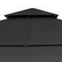 Cenador con tejado doble extensible antracita 3x3x2,75m 180g/m² de vidaXL, Carpas y cenadores - Ref: Foro24-48004, Precio: 24...