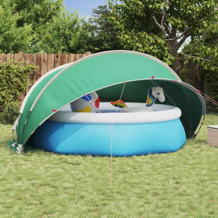 Cúpula para piscina Manual Verde 405 x 405 x 192 cm en Cubiertas de piscina | Comprar online en Foru.es