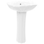 Lavabo de pie de cerámica blanco 580x510x200 mm de vidaXL, Lavabos - Ref: Foro24-143005, Precio: 177,46 €, Descuento: %
