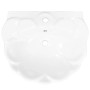 Lavabo de pie de cerámica blanco 580x510x200 mm de vidaXL, Lavabos - Ref: Foro24-143005, Precio: 177,46 €, Descuento: %