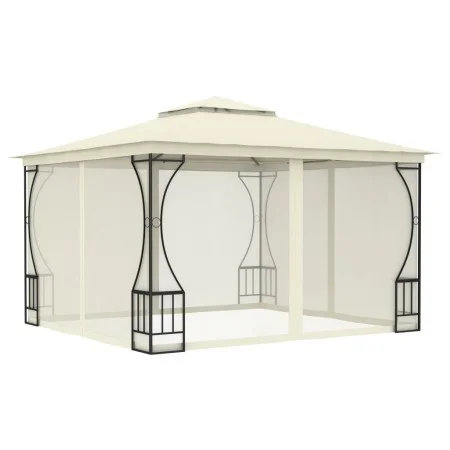 Cenador con redes color crema 300x300x265 cm de vidaXL, Carpas y cenadores - Ref: Foro24-48595, Precio: 355,01 €, Descuento: %