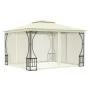Cenador con redes color crema 300x300x265 cm de vidaXL, Carpas y cenadores - Ref: Foro24-48595, Precio: 355,01 €, Descuento: %