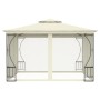 Cenador con redes color crema 300x300x265 cm de vidaXL, Carpas y cenadores - Ref: Foro24-48595, Precio: 368,89 €, Descuento: %