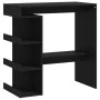Black plywood storage shelf bar table 100x50x101.5 cm by vidaXL, Kitchen and dining tables - Ref: Foro24-809450, Price: 86,48...