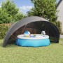 Cúpula para piscina Manual Negro 592 x 590 x 275 cm en Cubiertas de piscina | Comprar online en Foru.es