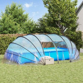 Tienda de piscina tipo cúpula Transparente 538 x 440 x 204 cm en Cubiertas de piscina | Comprar online en Foru.es