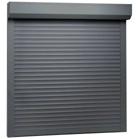 Persiana de aluminio gris antracita 100x100 cm de vidaXL, Contraventanas - Ref: Foro24-144978, Precio: 193,03 €, Descuento: %