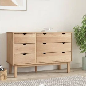 Cajonera OTTA madera maciza de pino 111x43x73,5 cm de vidaXL, Cajoneras - Ref: Foro24-348585, Precio: 194,14 €, Descuento: %