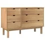 OTTA chest of drawers solid pine wood 111x43x73.5 cm by vidaXL, Drawers - Ref: Foro24-348585, Price: 194,14 €, Discount: %