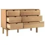OTTA chest of drawers solid pine wood 111x43x73.5 cm by vidaXL, Drawers - Ref: Foro24-348585, Price: 194,14 €, Discount: %