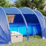 Tienda de piscina tipo cúpula Azul 640 x 432 x 205 cm en Cubiertas de piscina | Comprar online en Foru.es