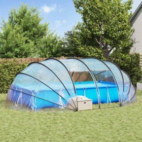 Tienda de piscina tipo cúpula Transparente 640 x 432 x 205 cm en Cubiertas de piscina | Comprar online en Foru.es