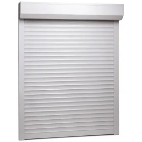 Persiana de aluminio blanca 100x130 cm de vidaXL, Contraventanas - Ref: Foro24-144968, Precio: 214,74 €, Descuento: %