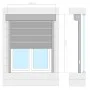 Anthrazitgraues Aluminiumrollo 130x140 cm von vidaXL, Fensterläden - Ref: Foro24-144985, Preis: 239,57 €, Rabatt: %