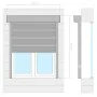 Anthrazitgraues Aluminiumrollo 130x140 cm von vidaXL, Fensterläden - Ref: Foro24-144985, Preis: 239,57 €, Rabatt: %