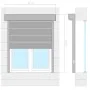 Persiana de aluminio gris antracita 80x100 cm de vidaXL, Contraventanas - Ref: Foro24-144977, Precio: 162,72 €, Descuento: %