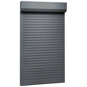 Persiana de aluminio gris antracita 100x210 cm de vidaXL, Contraventanas - Ref: Foro24-144981, Precio: 307,01 €, Descuento: %