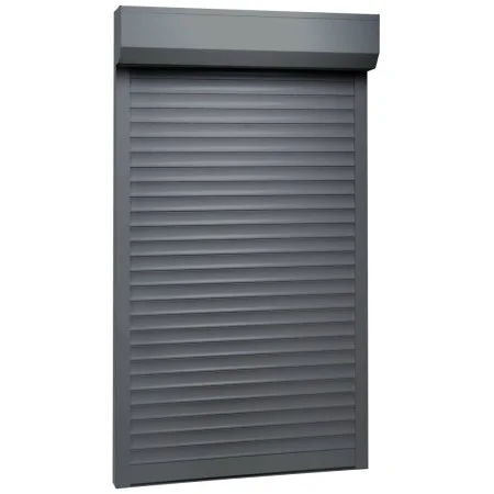 Persiana de aluminio gris antracita 100x210 cm de vidaXL, Contraventanas - Ref: Foro24-144981, Precio: 315,51 €, Descuento: %