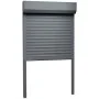 Persiana de aluminio gris antracita 100x210 cm de vidaXL, Contraventanas - Ref: Foro24-144981, Precio: 315,51 €, Descuento: %