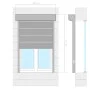 Persiana de aluminio gris antracita 100x210 cm de vidaXL, Contraventanas - Ref: Foro24-144981, Precio: 315,51 €, Descuento: %